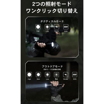 【T1】2000Lm小型充電式ライト WUBEN(ウーベン)