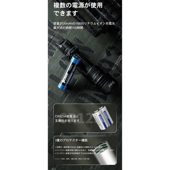 【T1】2000Lm小型充電式ライト WUBEN(ウーベン)