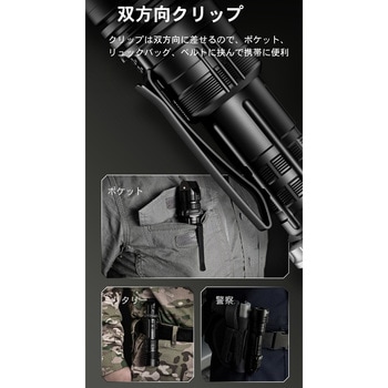 【T1】2000Lm小型充電式ライト WUBEN(ウーベン)
