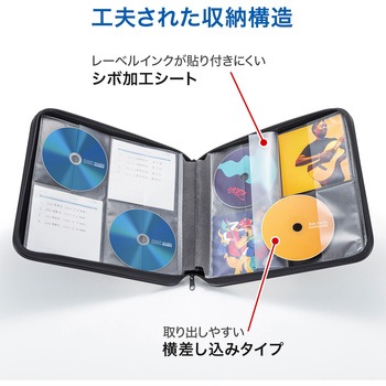 DVD・CDポータブルケース サンワサプライ