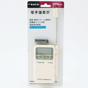 デジタル温度計 PC-9400 佐藤計量器製作所 【通販モノタロウ】