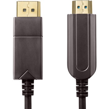 DisplayPort-HDMI変換光ファイバーケーブル サンワサプライ