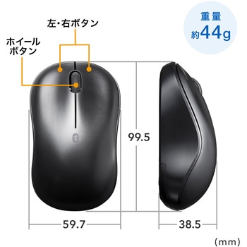 ブルーLEDマウス サンワサプライ