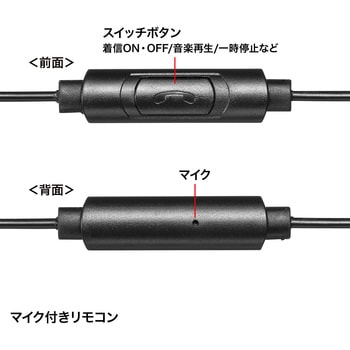 ステレオイヤホン サンワサプライ