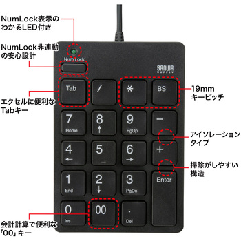 テンキー サンワサプライ