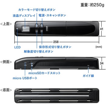 スキャナー サンワサプライ
