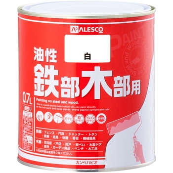 油性鉄部木部用 (つやあり) カンペハピオ