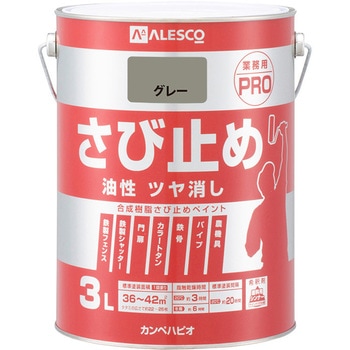 油性さび止めPRO 油性さび止め塗料(つやけし) カンペハピオ