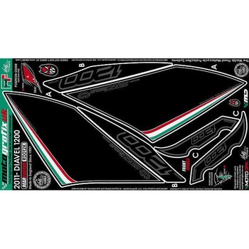 REAR BODY PAD MOTO GRAFIX (モトグラフィックス)