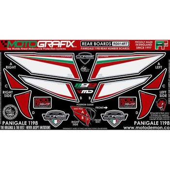 REAR BODY PAD MOTO GRAFIX (モトグラフィックス)