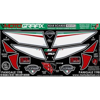 REAR BODY PAD MOTO GRAFIX (モトグラフィックス)