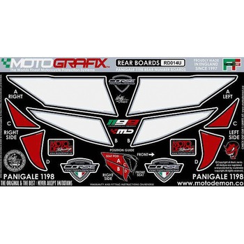 REAR BODY PAD MOTO GRAFIX (モトグラフィックス)