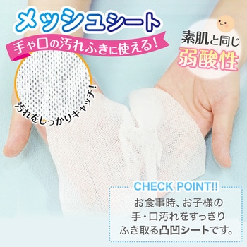 純水99%手口ふき サンリオ ノンアルコール LEC(レック)
