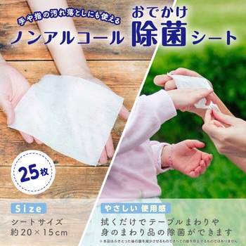おでかけウェットシート 除菌・手口ふき ディズニー ノンアルコール LEC(レック)