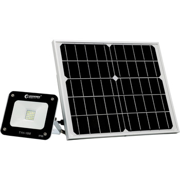 ソーラーLED 20W 着脱バッテリー タブレット型 TYH-16M-N GOODGOODS(グッド・グッズ)