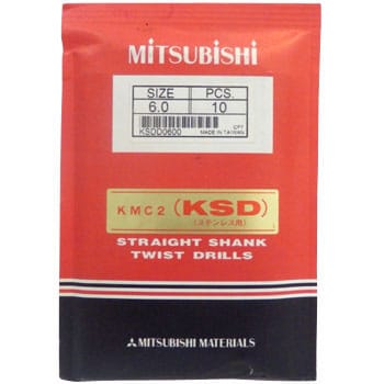 KSDD0600 KMC2ステンレス用ストレートドリル 1箱(10本) 三菱マテリアル 【通販モノタロウ】