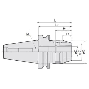 BT40-HPC20-90A マイクロンチャック マシニングセンター用 聖和精機