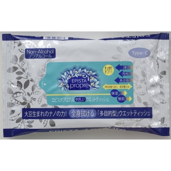 やさしいウェットティッシュ ピロータイプ Type-C エピスタプロプル
