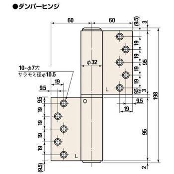 112L オートヒンジ 100シリーズ 112型 1組 日東工器 【通販サイト