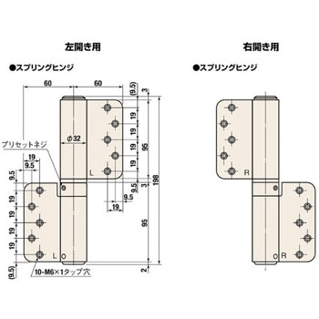 120L オートヒンジ 100シリーズ 122型 空丁番 1組 日東工器 【通販