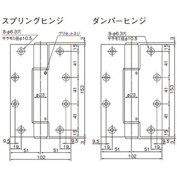 311SG オートヒンジ 300シリーズ 311S型 1組 日東工器 【通販サイト