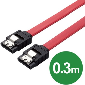 SATA ケーブル 3.0準拠 6Gb対応 UL規格対応 環境配慮パッケージ レッド エレコム