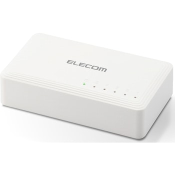 エレコム スイッチングハブ 5ポート Giga対応 1000/100/10Mbps  AC電源 ファンレス 静音 - エレコム