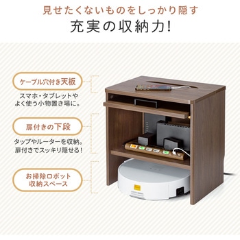ケーブル&タップ収納ボックス サンワダイレクト