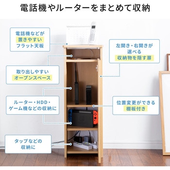 ケーブル&タップ収納ボックス サンワダイレクト