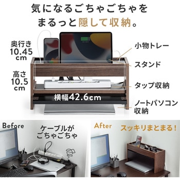 ケーブル&タップ収納ボックス サンワダイレクト