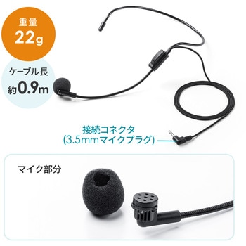 ヘッドマイク サンワダイレクト