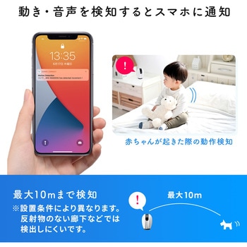 スマートホームカメラ サンワダイレクト