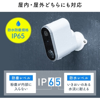 スマートホームカメラ サンワダイレクト