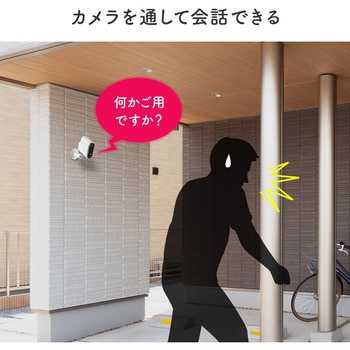 スマートホームカメラ サンワダイレクト