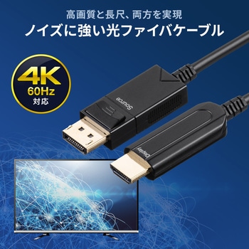 DisplayPort-HDMI変換AOCケーブル サンワダイレクト
