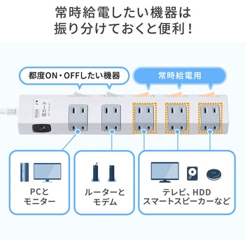 電源タップ サンワダイレクト