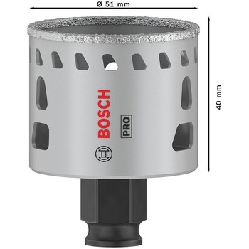 磁器タイル用乾式ダイヤモンドホールソー BOSCH(ボッシュ)