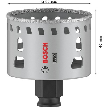 磁器タイル用乾式ダイヤモンドホールソー BOSCH(ボッシュ)