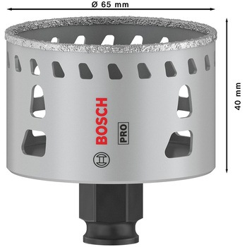 磁器タイル用乾式ダイヤモンドホールソー BOSCH(ボッシュ)