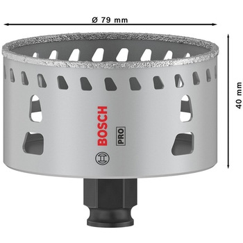 磁器タイル用乾式ダイヤモンドホールソー BOSCH(ボッシュ)