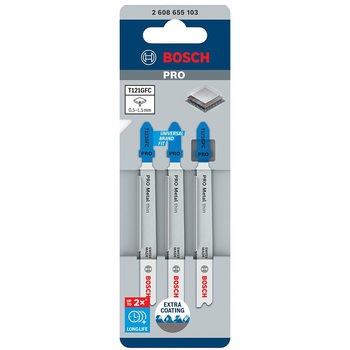 ジグソーブレード金工 ステンレス用 バイメタル+コーティング BOSCH(ボッシュ)