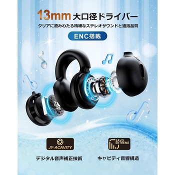 オープンイヤー 完全ワイヤレスイヤホン KING LUCKY