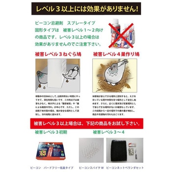 ピーコン忌避剤固形タイプ 日本鳩対策センター