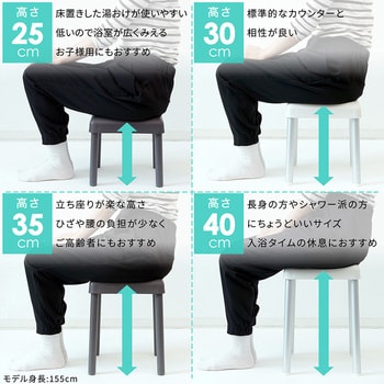 B00469 DENIM浴用シリーズ 風呂椅子 1個 レック(LEC) 【通販サイト