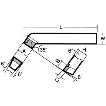 超硬付刃バイト(右向いバイト) 三和製作所(三和バイト)