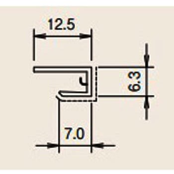 鏡面アルパレージ用見切 - フクビ化学