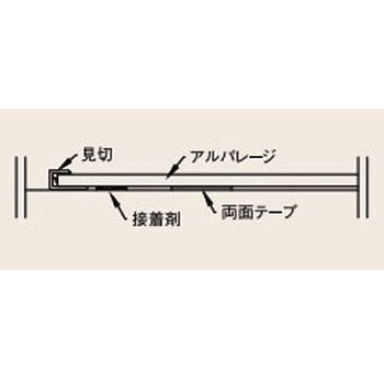 鏡面アルパレージ用見切 - フクビ化学
