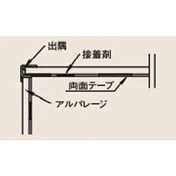 鏡面アルパレージ用出隅 - フクビ化学