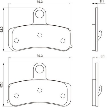 HD PAD(F)DYNA(08-09) DAYTONA(デイトナ)