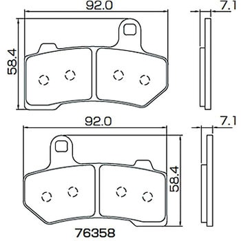 HD PAD(F)V-ROD(06-09) DAYTONA(デイトナ)